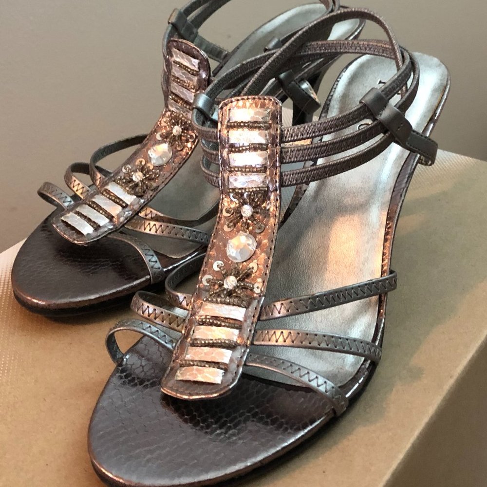 Silver heels